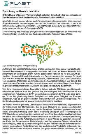 Projektstart GePart